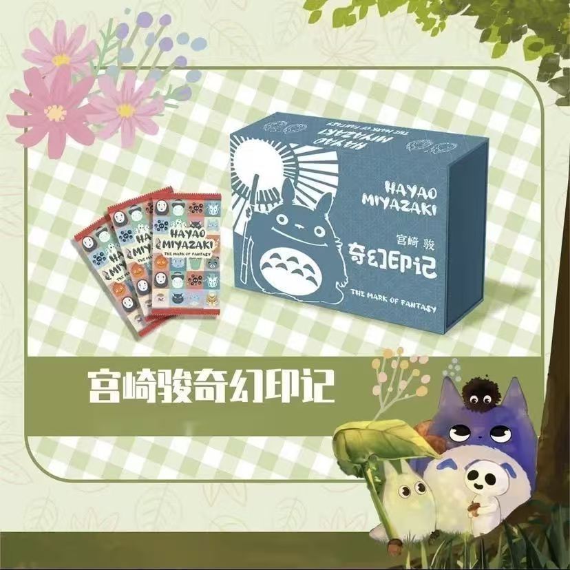 【Fast shipping】blind box ghibli ghibli postcard ghibli decor Mô hình tượng hộp mù