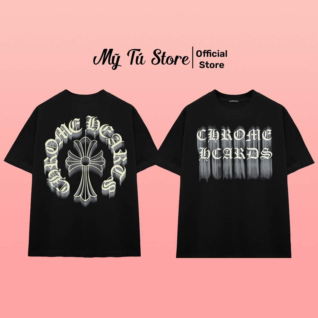 [Vải Xịn] Áo Thun Chrome Aura Gothic Cross in kỹ thuật số - Vải xịn - Mỹ Tú Store