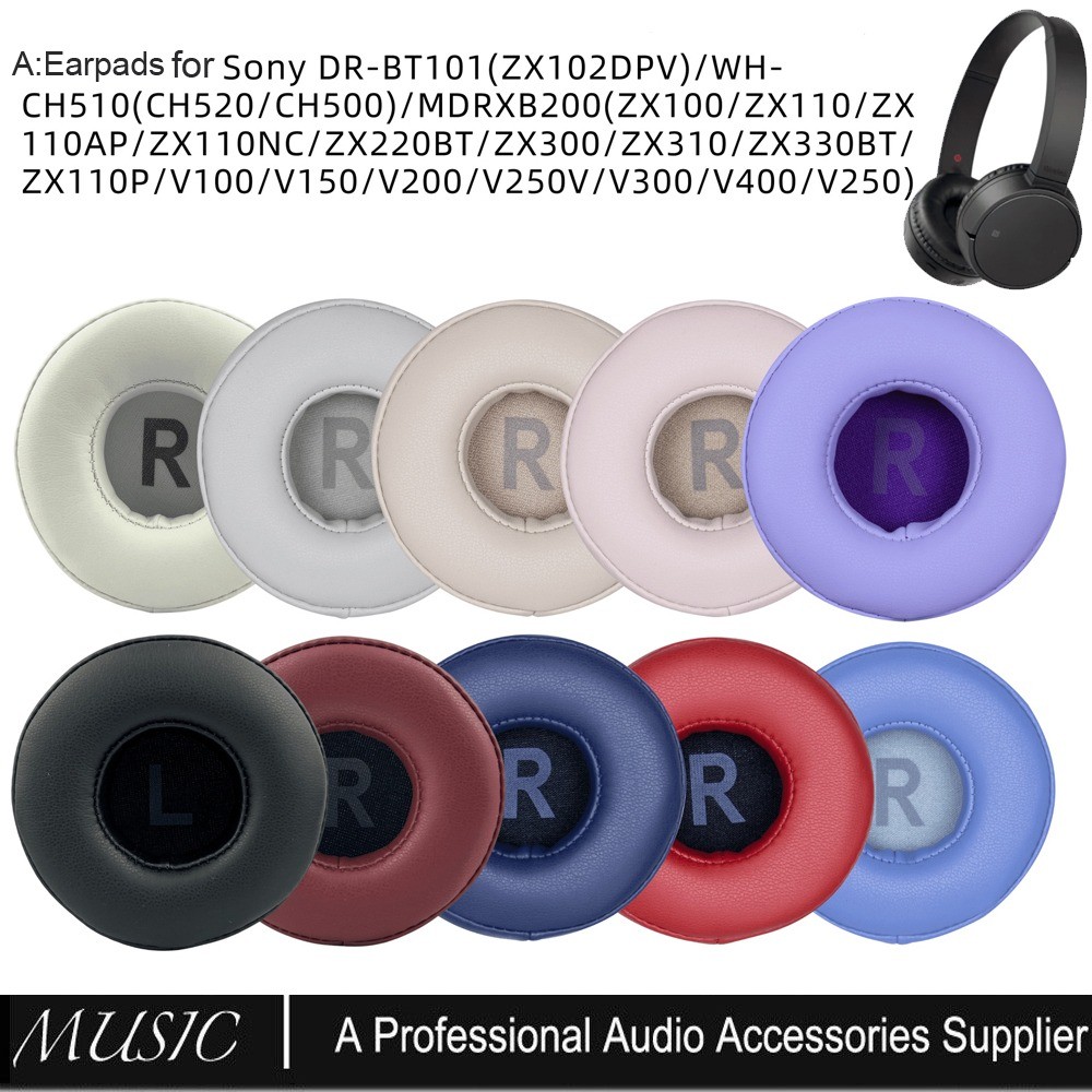 Miếng đệm tai nghe thay thế cho Sony WH-CH500 / CH510 / CH520, MDR-ZX100 / ZX110 / ZX110NC / ZX220 /