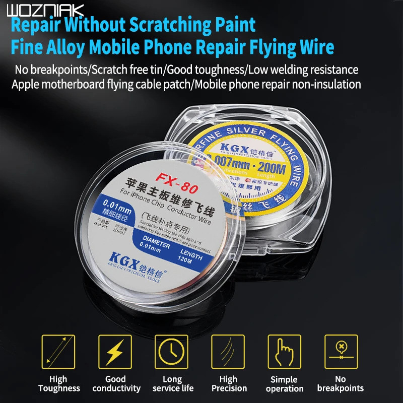 Vân Tay Fly Line Điện Thoại Di Động Bo Mạch Chủ Sửa Chữa Dây Đồng Liên Kết BGA Chip Nhảy Dây Fly-bre