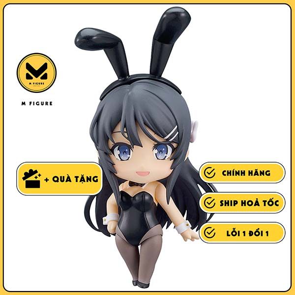 MÔ HÌNH Sakurajima Mai - Bunny Girl Senpai - Bunny Girl Ver. - Nendoroid (#2417)(Good Smile Company)