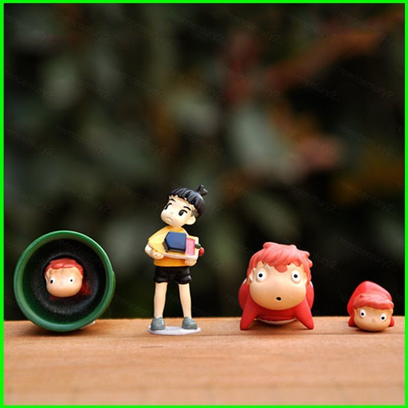 GC Totoro Hayao Miyazaki Studio Ghibli Ponyo trong Xô Móc Khóa Dây Xích Điện Thoại PVC Đồ Chơi Sosuk