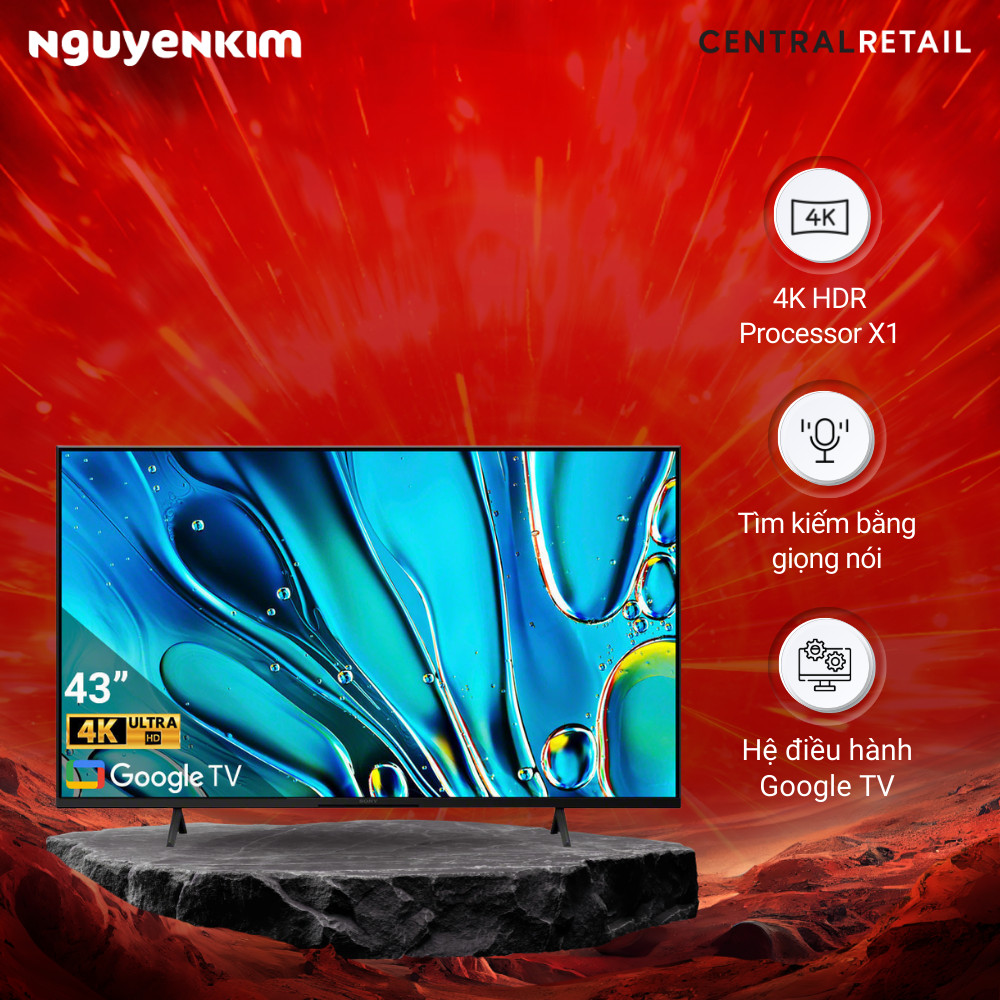 BRAVIA 3 Tivi LED Sony 4K 43 inch K-43S30