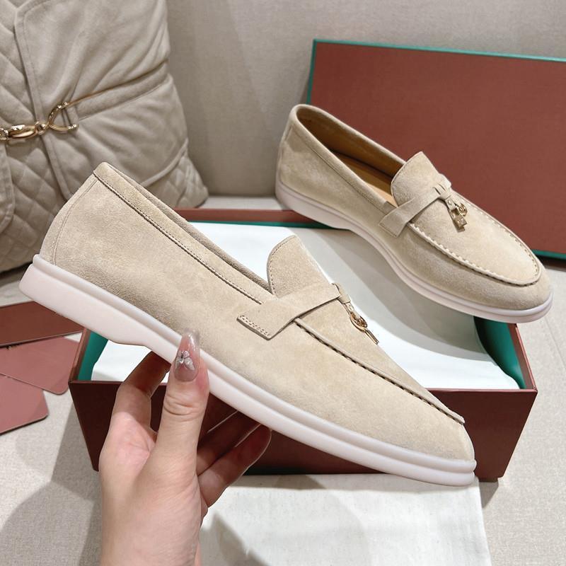 Giày nam, Top Board, LP Loafers, Giày nữ, Da thật, Da Cashmere, Đế mềm, Loafers, Đế phẳng, Khóa tua 