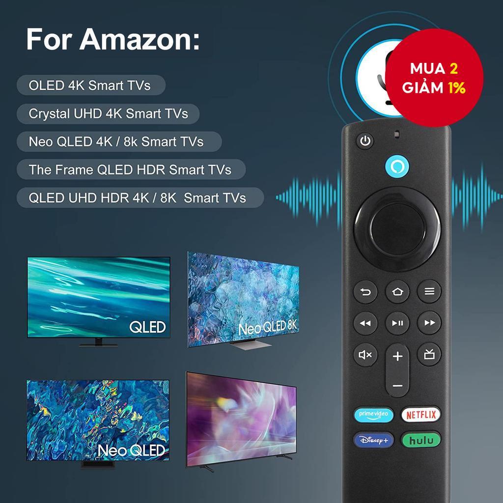 Điều khiển từ xa giọng nói L5B83G 3rd GEN mới cho TV Amz Smart TVs Stick 4K Bundle/Cube Series