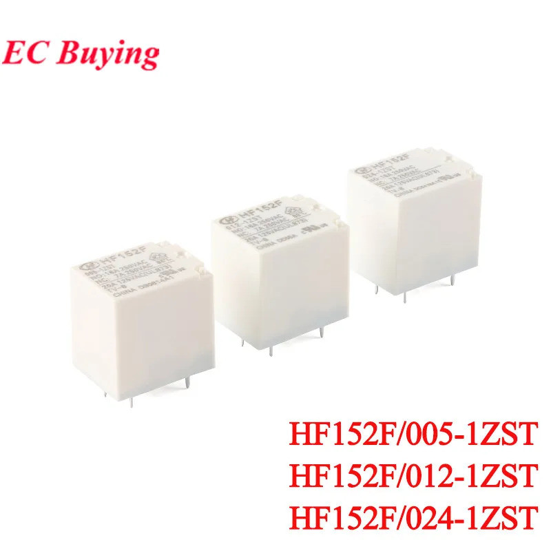 EC buying 2 CÁI / 1 Rơle công suất cao HF152F / 005-1ZST 012-1ZST 024-1ZST HF152F-012-1ZST 5VDC 12VD