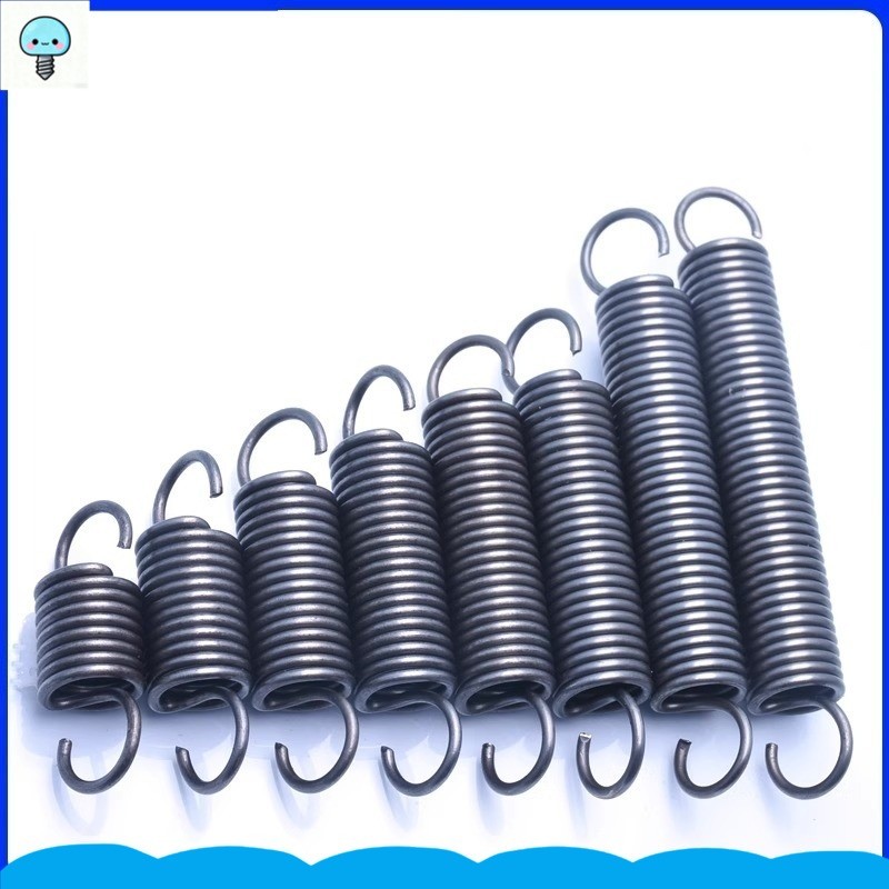 Lò xo căng / lò xo D = 0,8mm, OD6 / 8 / 10mm, L = 30 ~ 120mm Lò xo căng có móc, áp dụng cho cửa nhà 