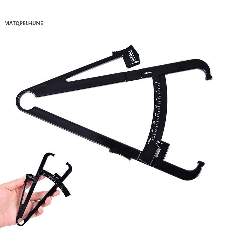 MATQPELHUNE 1X Keep Fitness Slim Measure Chart Body Fat Skinfold Test Caliper Analyze VN