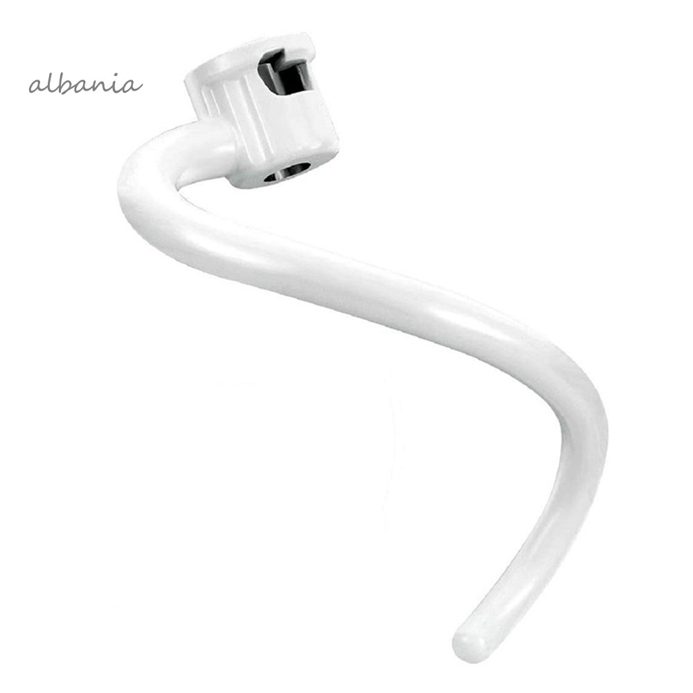 < alb > Bộ phận thay thế móc bột tráng xoắn ốc bằng kim loại cho máy trộn đứng KitchenAid 6QT