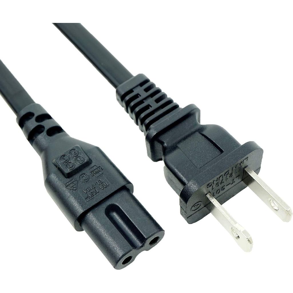 MaxLLTo Dây Nguồn Thay Thế 2 Prong Cáp AC Cho Sony Bravia TV KDL-32R300B KDL-32R330B KDL-40R350B KDL