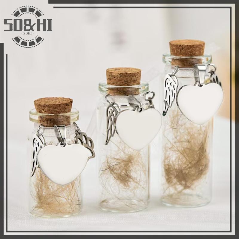 [SD & HI] Bình tưởng niệm thú cưng dành cho thú cưng Hair Dogs Cats Fur Keepsake Chai đựng 3 phụ kiệ