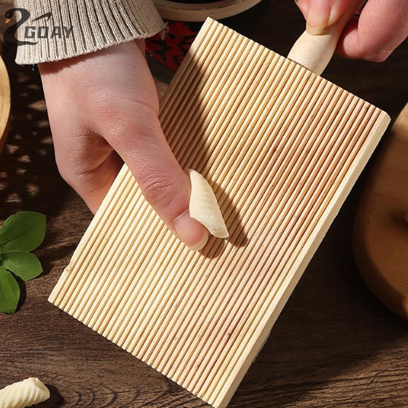 GOAY Ý Fantes Gnocchi Board Gỗ Dụng Cụ Nướng Bánh Pasta Maker Professional VN