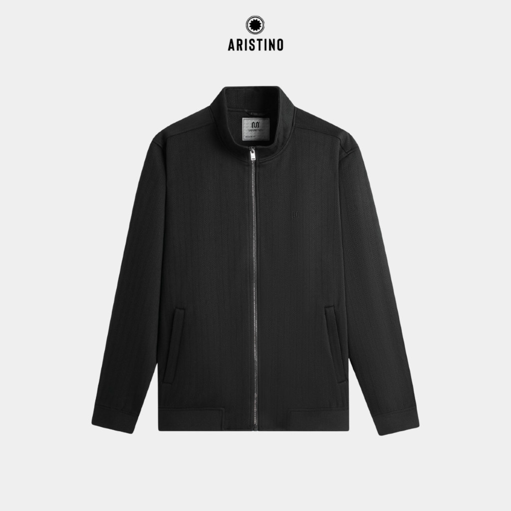 Áo Khoác Nam hai lớp tay dài giữ ấm INSIDEMEN form Regular Fit dệt Jacquard IJK050BZ