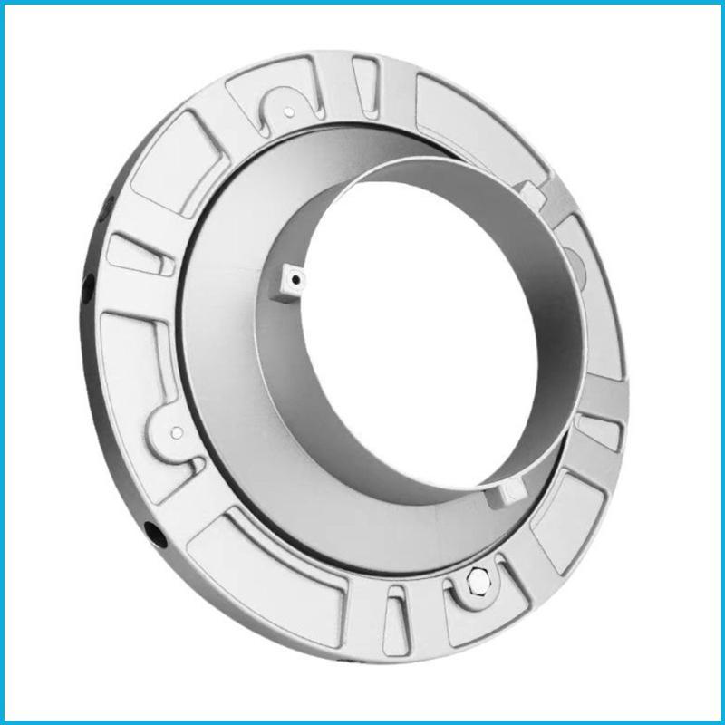 Utake Độ bền Kim loại Bowen Mount Softbox Speedring Mount cho Flash Studio Chụp ảnh ngoài trời Dễ sử