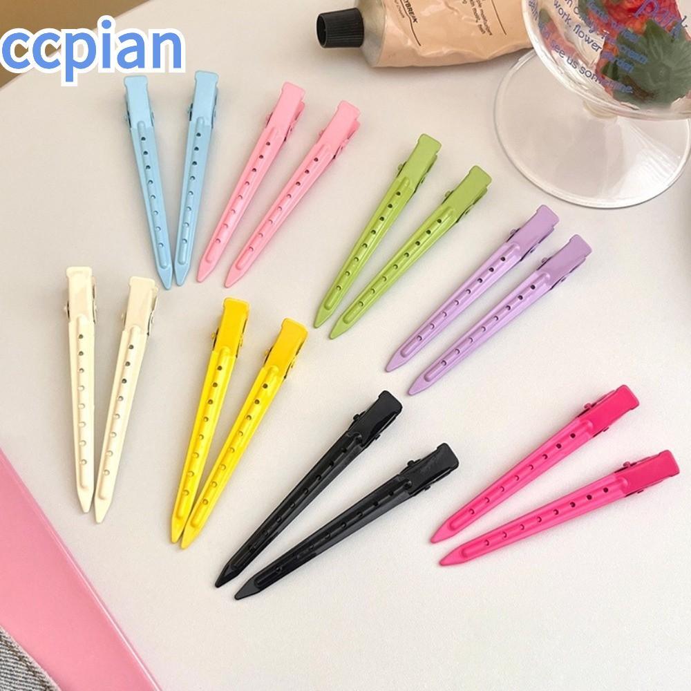 CCPIAN 6 / 12 Kẹp Tóc Salon, Thiết Kế Đa Sắc Xịt Màu Sơn Tạo Kiểu Tóc, 6 / 12 Chiếc Chất Lượng Chuyê