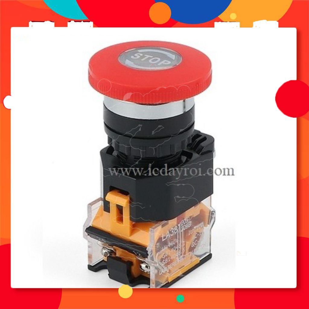 Nút Dừng Khẩn Cấp 22MM LA38-11ZS (STOP) Điện Tử Store99
