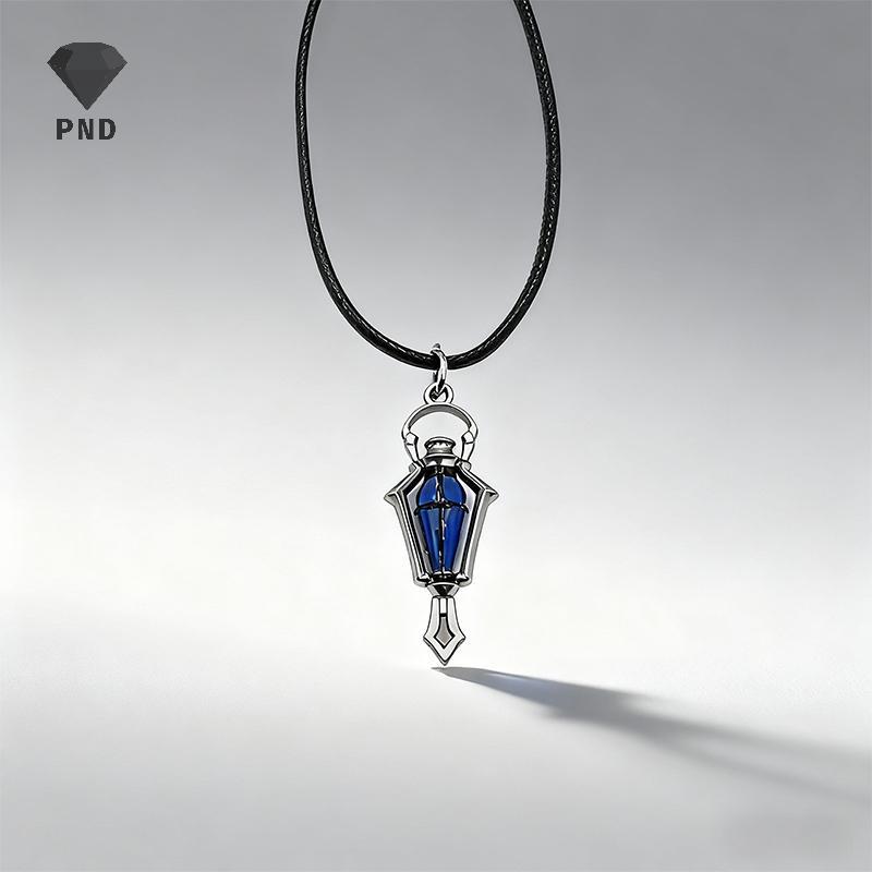 PND Face Chain Cosplay Kyrill Chudomirovich Flins từ Genshin Impact - Mặt Dây Chuyền Kim Loại