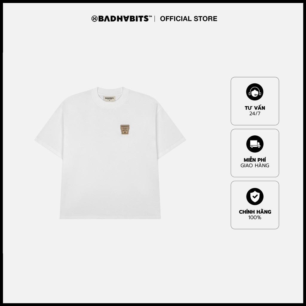 [SẢN PHẨM MỚI] Áo Thun Unisex - Áo INFO TEE - BAD HABITS