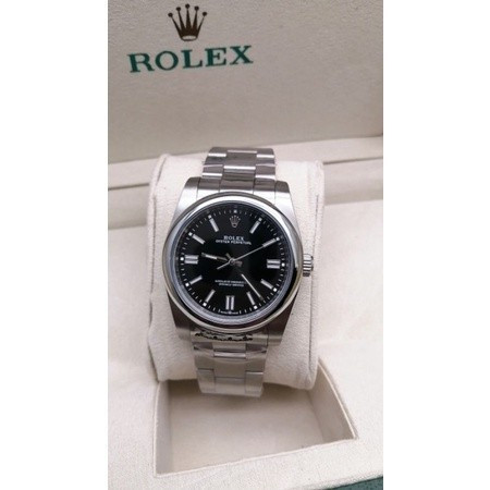 PMML 2026AAARRo le xsa _ Rel Car gio 36mm Oyster Style Permanent No Date 36mm Mặt số màu đen thông t