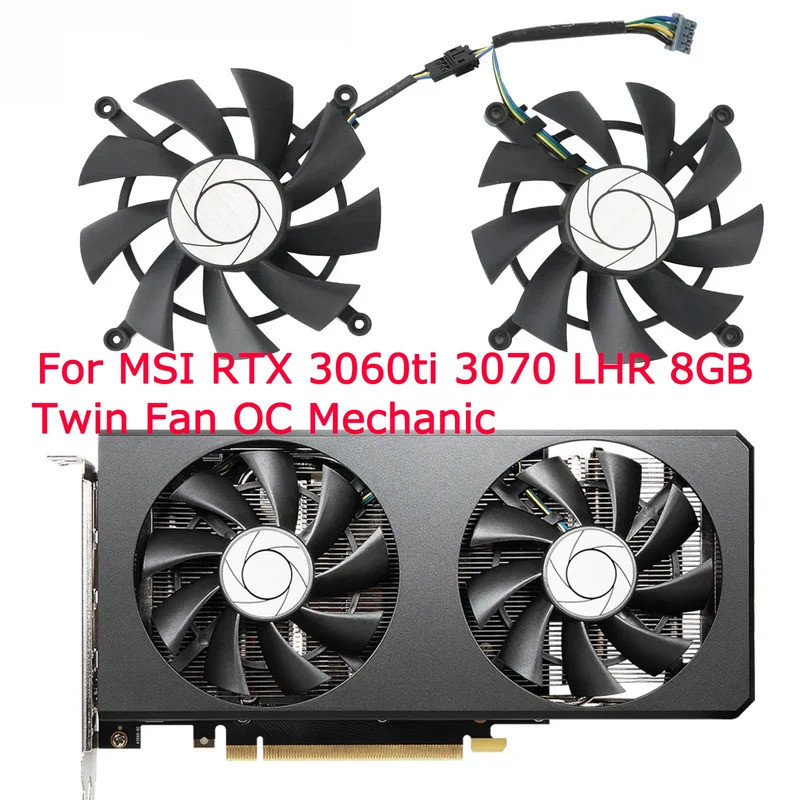2 Cái / bộ, HA9015H12SC-Z, Quạt Card Đồ Họa, Làm Mát Thẻ Video, Dành Cho MSI RTX3060ti RX 3070 3060t