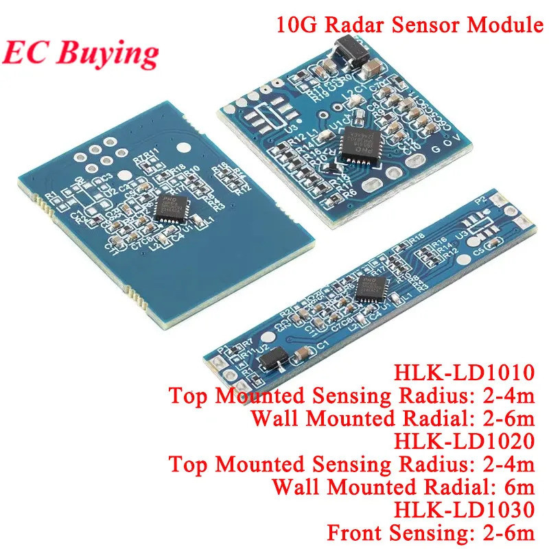 LD1030 LD1020 LD1010 10G Mô-đun radar cảm biến sự hiện diện thông minh của con người Lò vi sóng thôn
