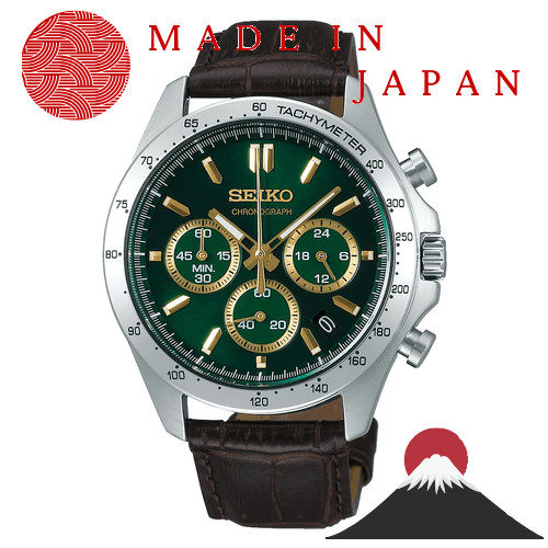 [Seiko Watch] Đồng hồ Seiko Selection Quartz Chronograph (Ba mắt ngang) Dành cho nam