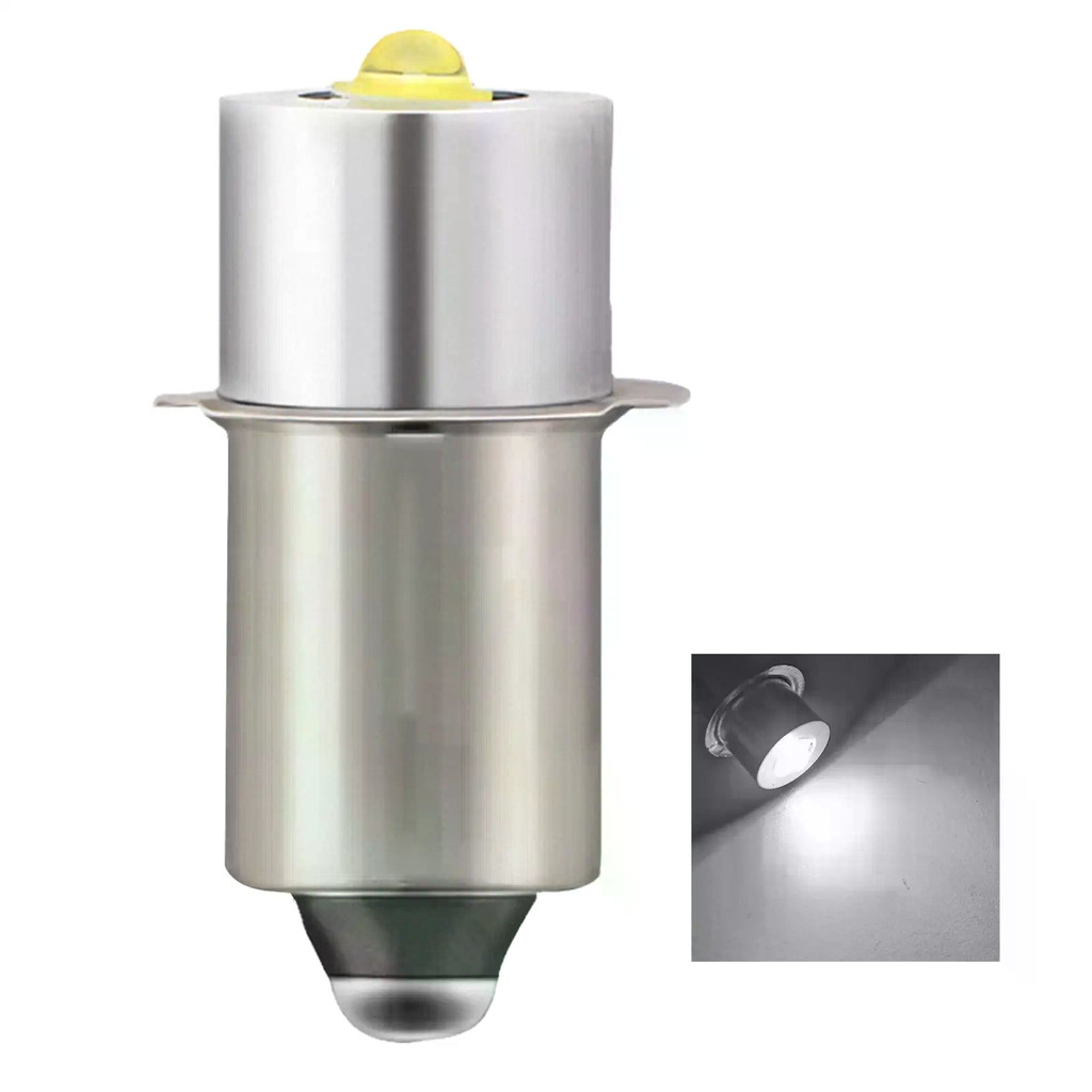 P13.5S E10 BA9S Base 5W LED Nâng Cấp Bóng Đèn Trắng Maglite Đèn Pin 6500K 3W DC6V-24V Bóng Đèn Thay 