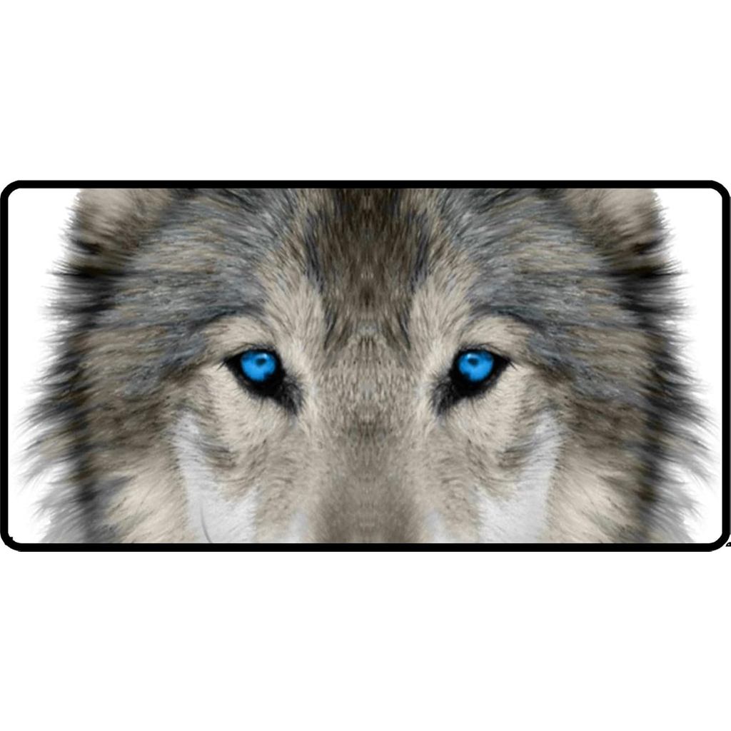 Biển số ảnh Lone Wolf Blue Eyes