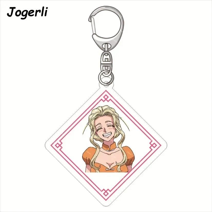 Jogerli Kowloon Generic Romance Acrylic Anime Keychain Whale Well Lingzi Kudo Hair Acrylic Pendant K