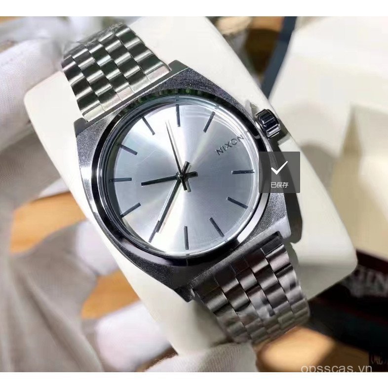 Đồng hồ thạch anh đa chức năng Nixon Đồng hồ nam doanh nhân Dây thép không gỉ Đồng hồ Thụy Sĩ thời t