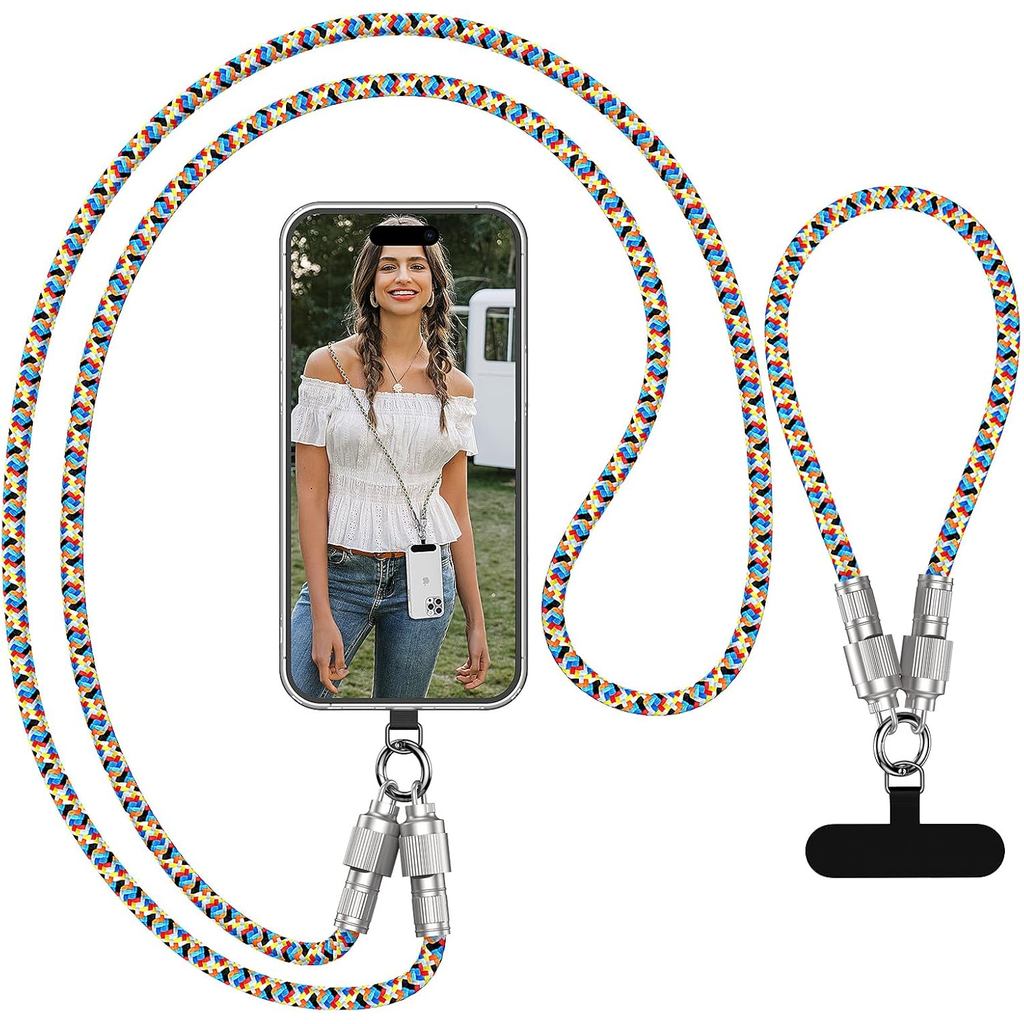 Dây buộc điện thoại Tích hợp Cáp sạc nhanh USB-C sang USB-C, 2 gói 65W Dây truyền dữ liệu Nylon tốc 