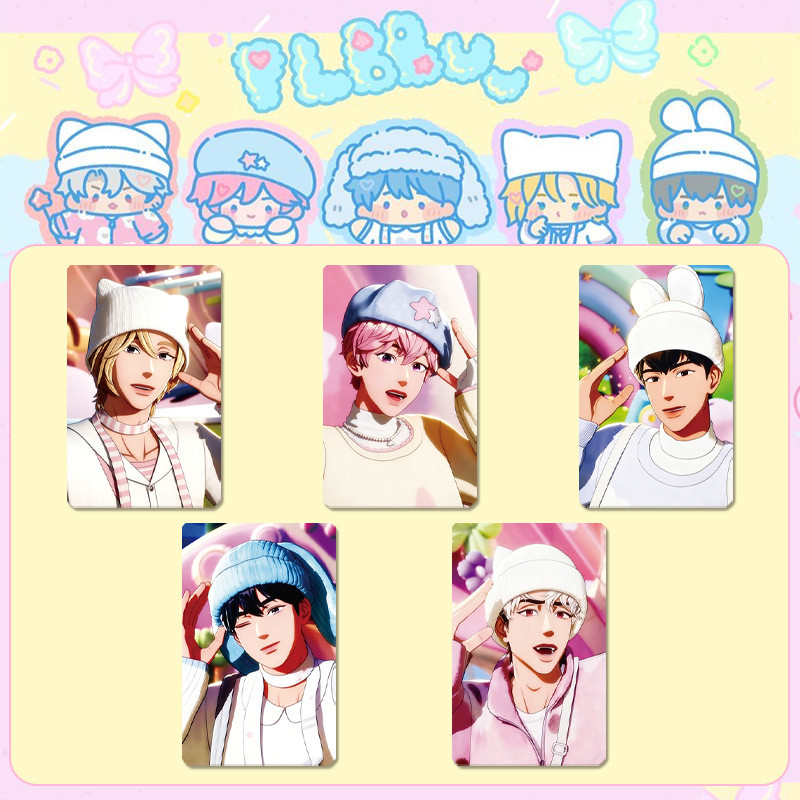 5-8 chiếc PLAVE PLBBUU Hide and Seek Lomo Cards 6th Summer TSOTTC Asterum REACH CHO THE STARS Photoc