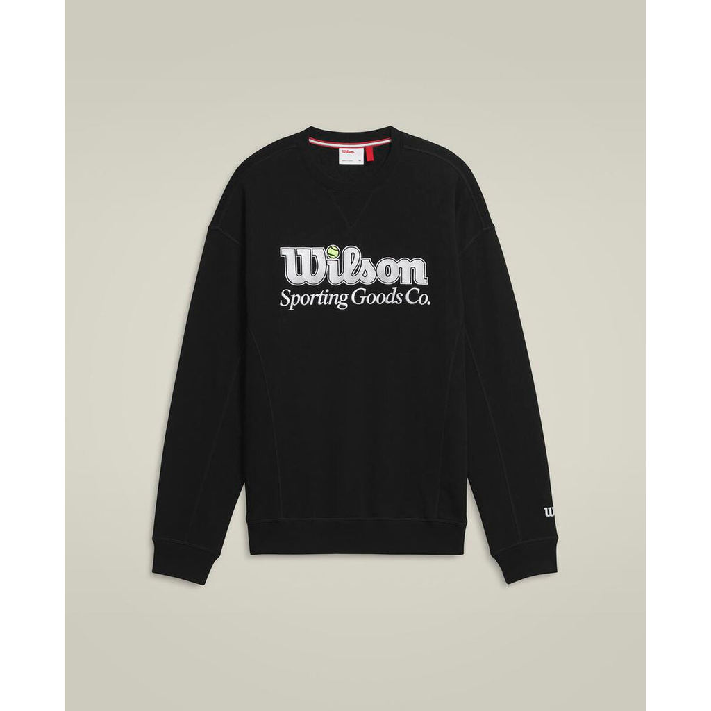 Bán Mới Quần Áo tennis Wilson Áo Thun Cổ Tròn Áo Dài Tay Nam Parkside Crew