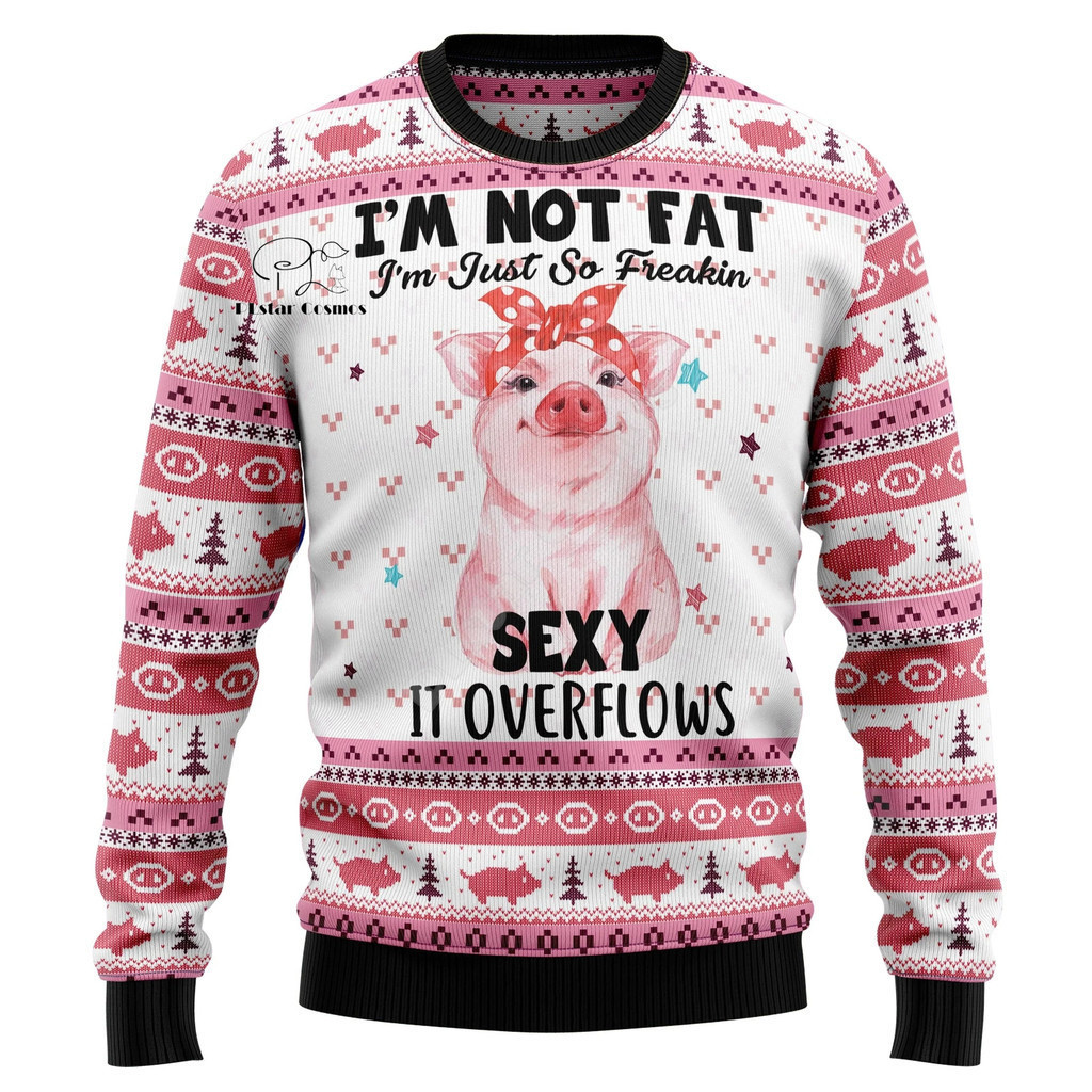 Giáng Sinh Xấu Xí Áo Len Xmas Ông Già Noel Động Vật Nhiều Màu Sắc Hình Xăm Retro Unisex 3DPrint Ngộ 