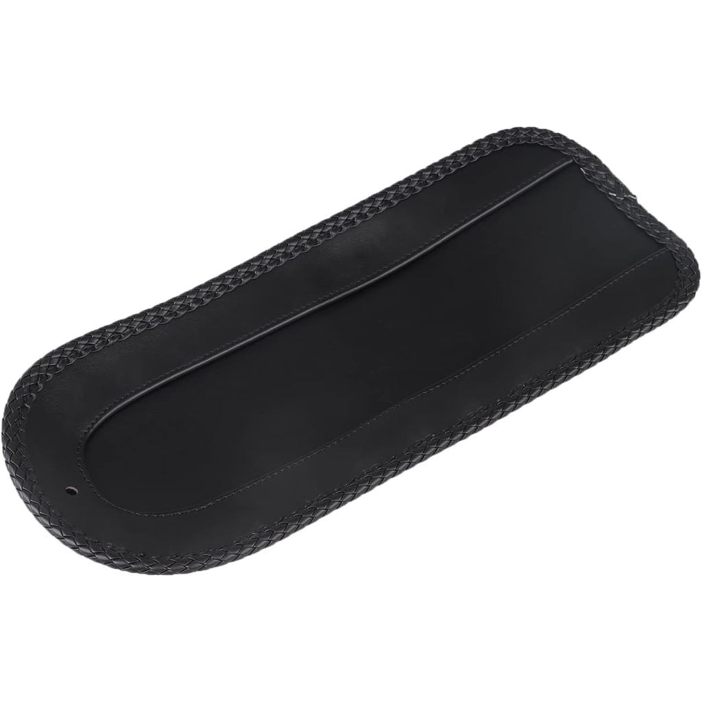 Đen Vinyl Da Xe Máy Mịn Phía Sau Fender Yếm Cho Harley Softail FX / FXR 1984-2006