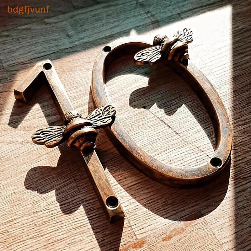 BDGF Bee House Số Ký Đồng Bee House Số Kim Loại Thủ Công Cửa Hiện Đại Ký Số Biển Hiệu Mảng Bám Số Ki