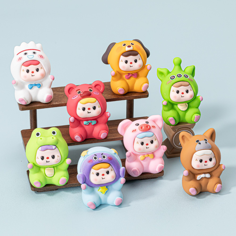 8 CÁI Matt Toy Story Animal Baby Hug Resin Charms cho DIY (15-9)