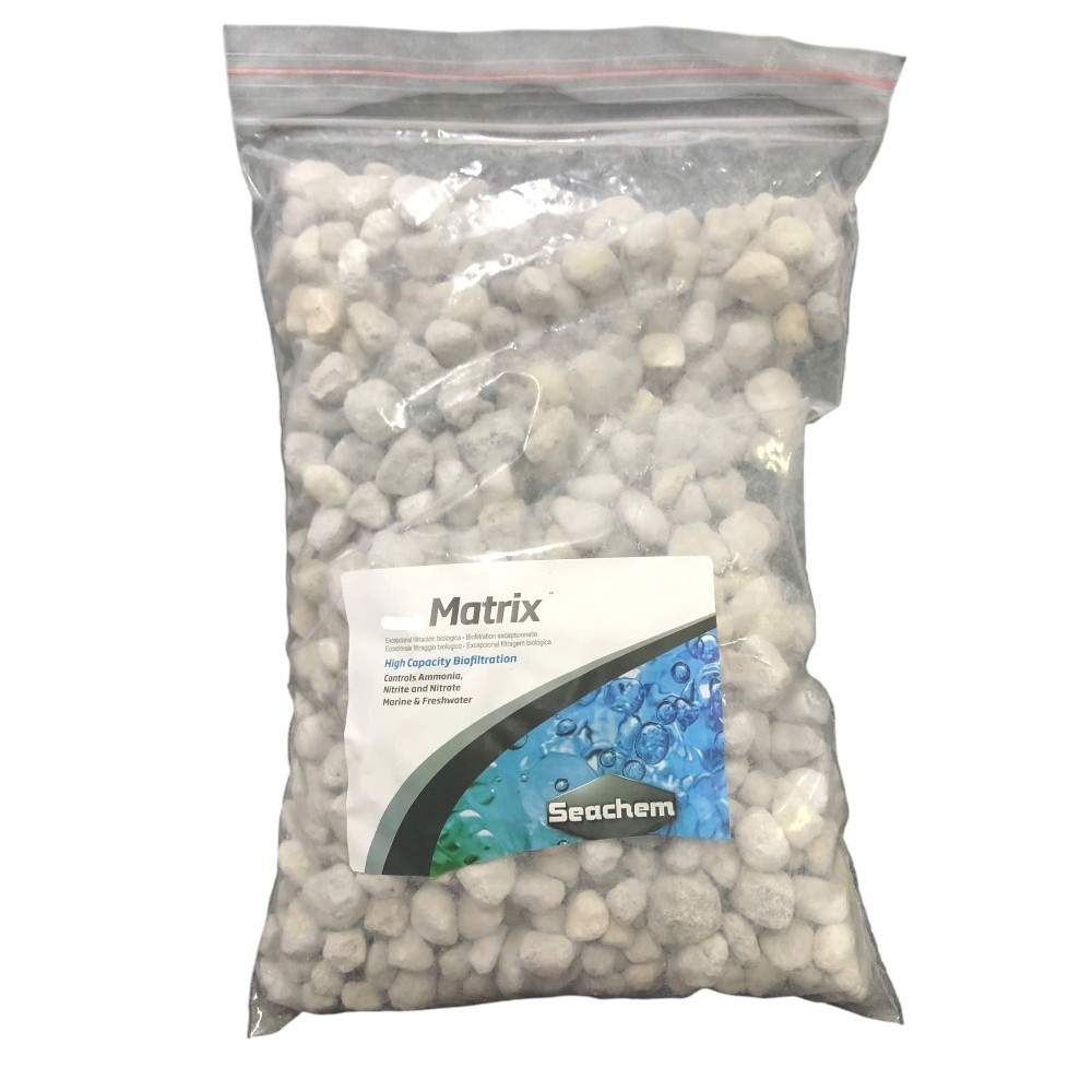 1lit matrix + túi lưới Đá lọc Matrix Seachem 1 lít – Vật liệu lọc cao cấp hồ cá + tặng kèm túi lọc t