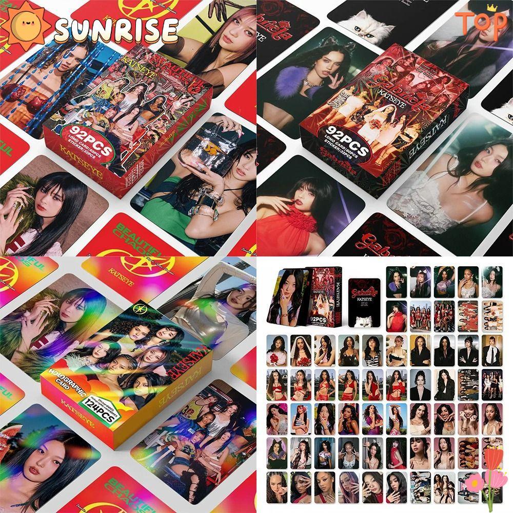 SUNRISE 92 / 124 Chiếc Thẻ Ảnh KATSEYE Lomo, BEAUTIFULCHAOS MANO MEGAN KATSEYE Album LOMO Cards, LAR