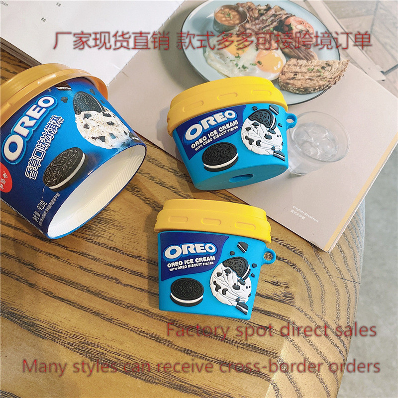 Oreo Ice Cream Cup AirPods Pro 2 Thế Hệ 3 Thích Hợp Cho Apple Tai Nghe Ốp Lưng Bluetooth Vỏ Bảo Vệ S