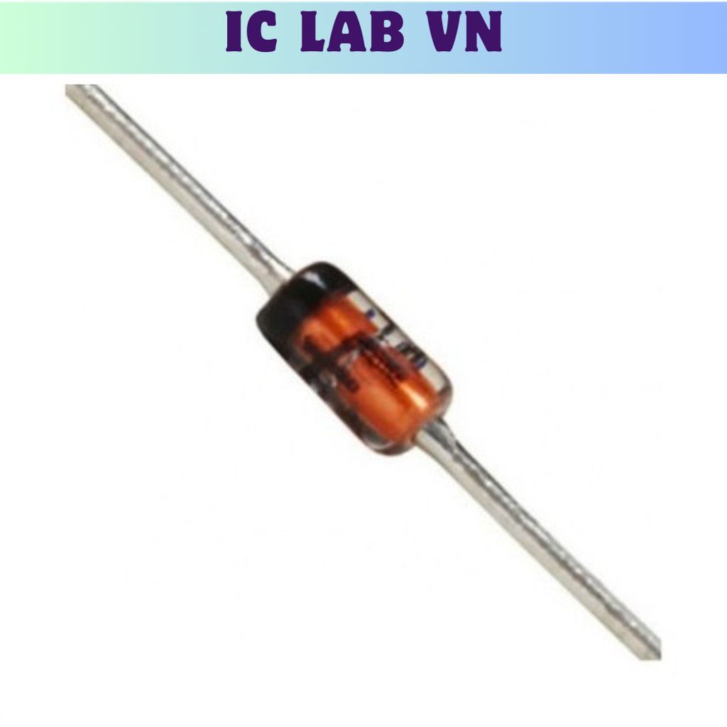 [10 Cái]- Diode 1N4148 450mA 100V DO-35 (gói 10 con) Ic Lab VN