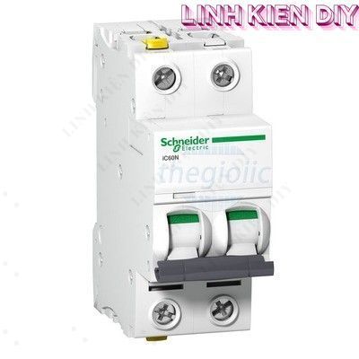 A9F74220 Aptomat MCB Schneider 2 Cực 20A Linh Kiện DIY