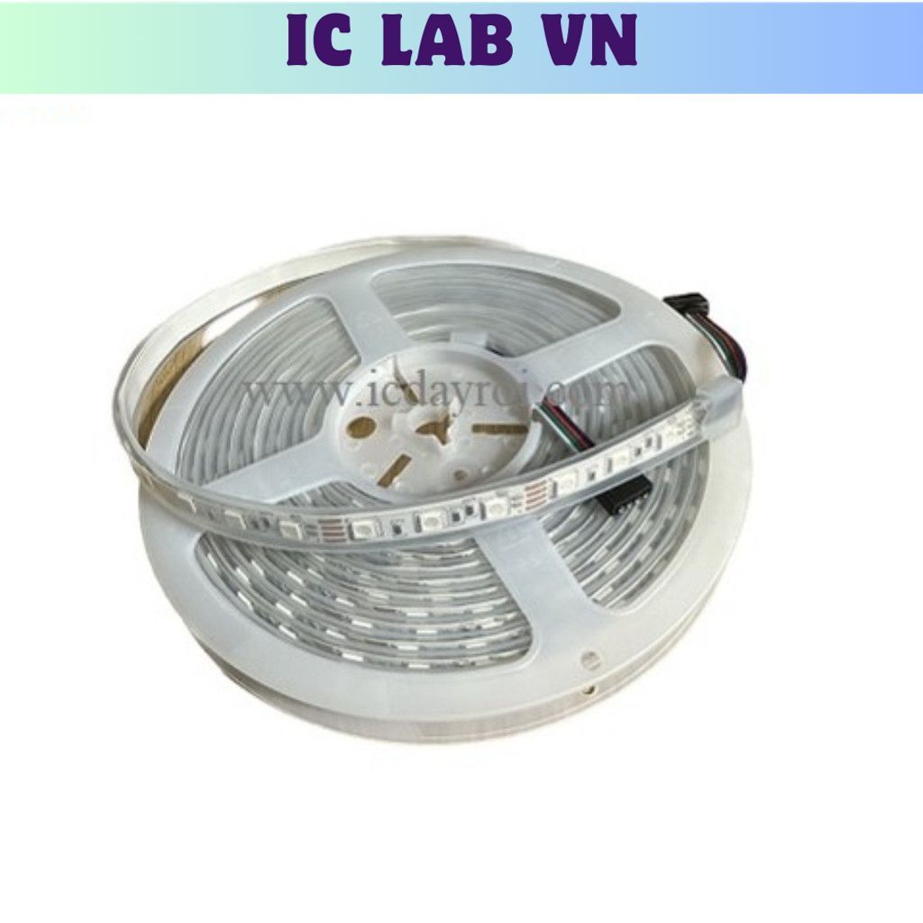 Led Dây 5050 RGB Bọc Silicon Chống Nước (Cuộn) Ic Lab VN