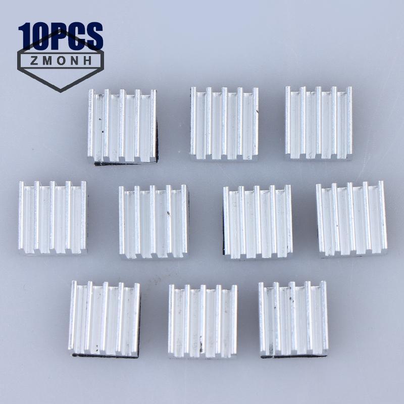 ZMONH 10 Chiếc A4988 Trình Điều Khiển Bước Tản Nhiệt Nhôm Tản Nhiệt Tản Nhiệt Làm Mát Bộ Phận Máy In