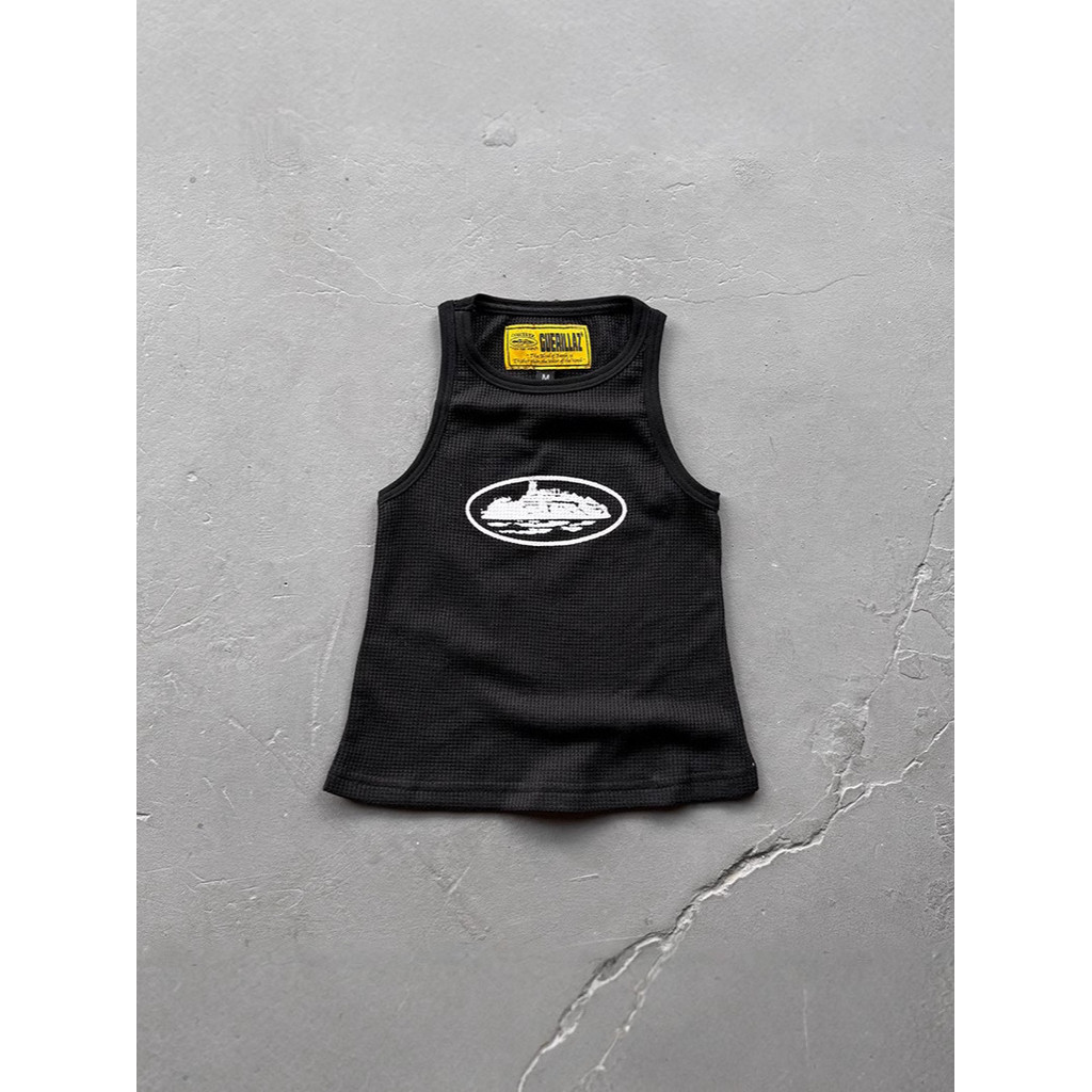 GNJ1 Corteiz Basic Printed High Street Casual Women's Tank Top Sexy Strapless Sleeveless T Shirt