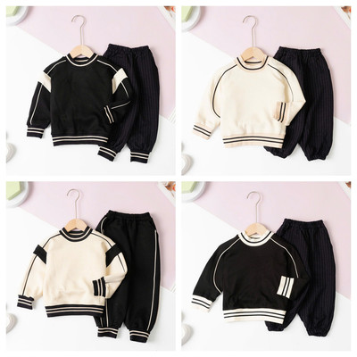 Bộ nỉ chui đầu Bộ nỉ dài tay bé trai LITIBABY size 1 đến 5 tuổi