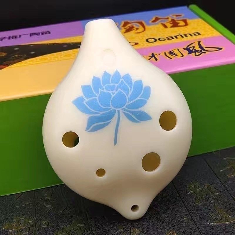 Kong Ocarina Alto Tone Nhựa Ocarina Chống Sốc Người Mới Bắt Đầu Nhạc Cụ Tròn Lớp Ba Ocarina Phiên Bả