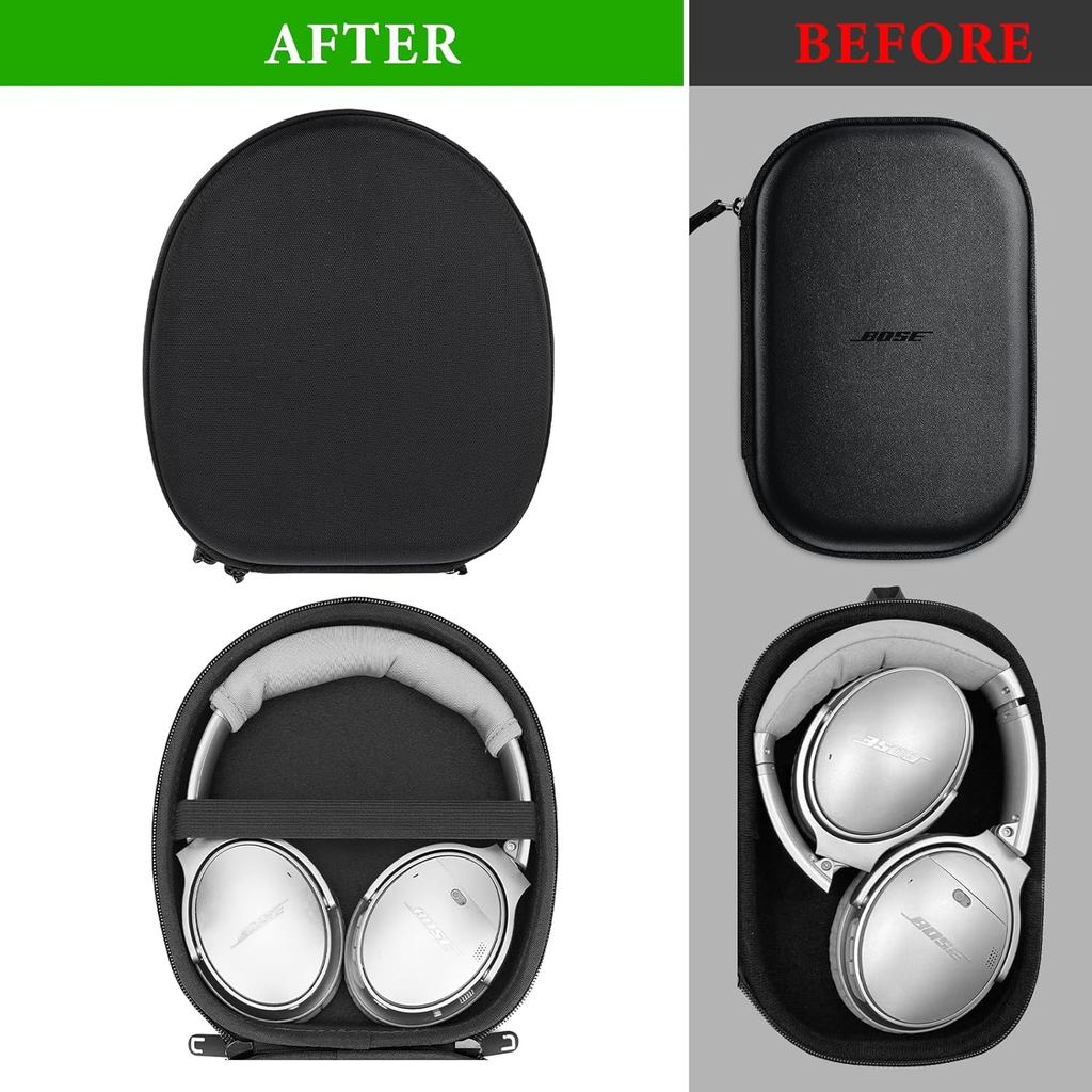 Hộp đựng tai nghe Linkidea Tương thích với Bose QC Ultra, QC35 II, QC45, QC35, QCSE, AE2w, AE2i, NC7
