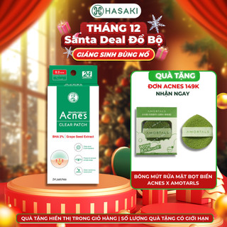  Miếng Dán Mụn Acnes Clear Patch 24 Miếng Hasaki Sản phẩm chính hãng 
