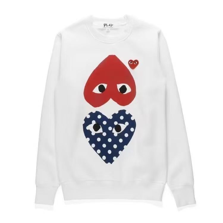 CDG PLAY Áo Couple Dài Tay Cho Thu Đông